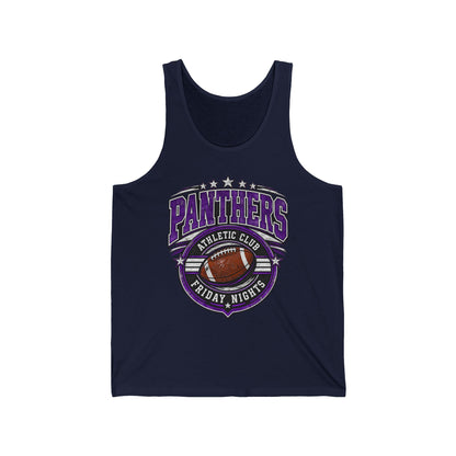 Panthers Friday Nights Football Tank — Personalized 'Wright 26' Athletic Club Jersey