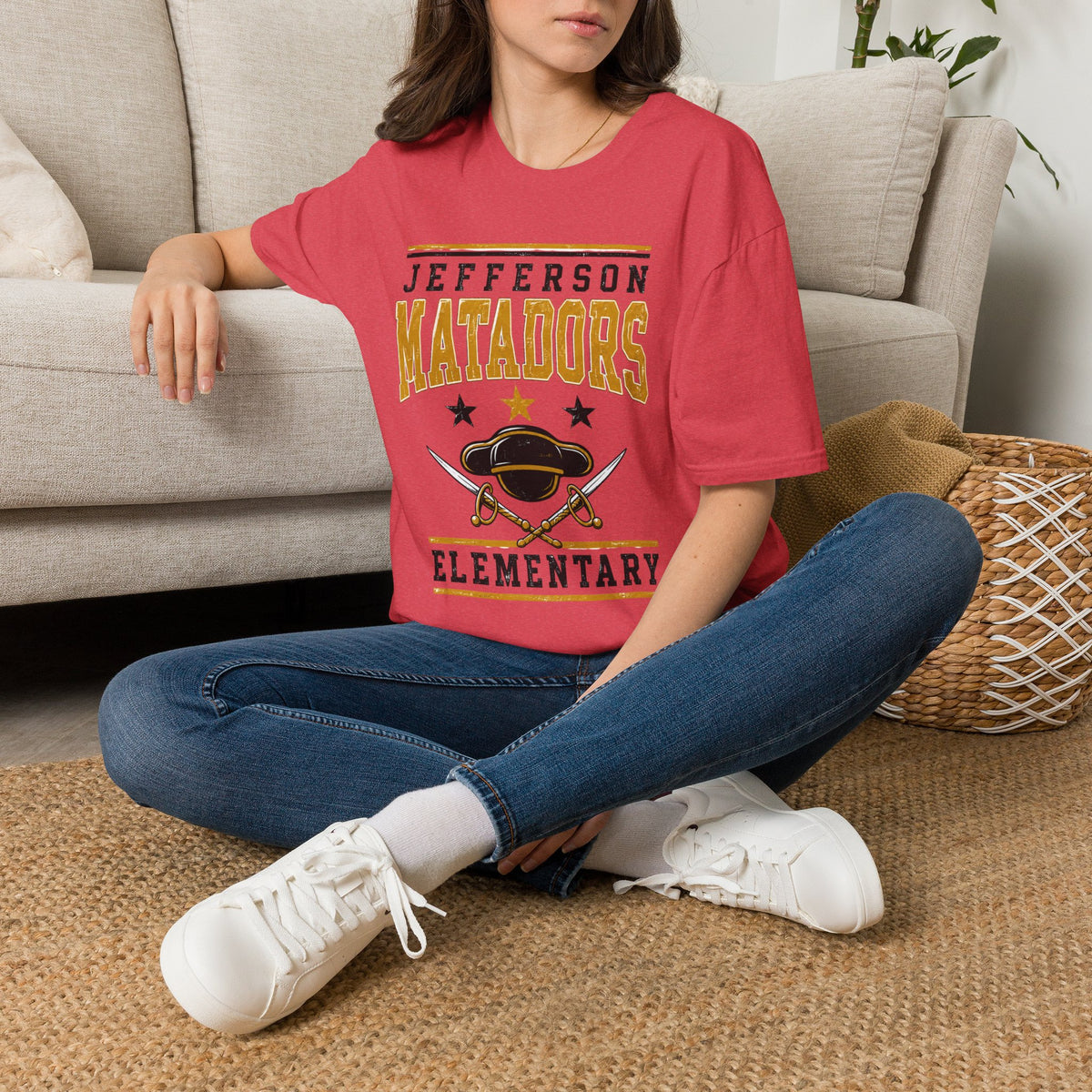 Jefferson Matadors Elementary T-Shirt — School Spirit Tee