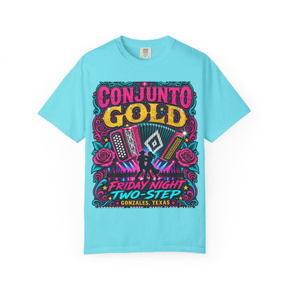 Conjunto Gold Friday Night Two-Step Graphic T-Shirt
