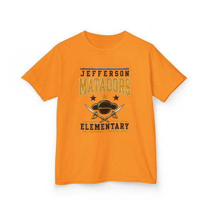 Jefferson Matadors Elementary Kids T-Shirt — School Spirit Tee