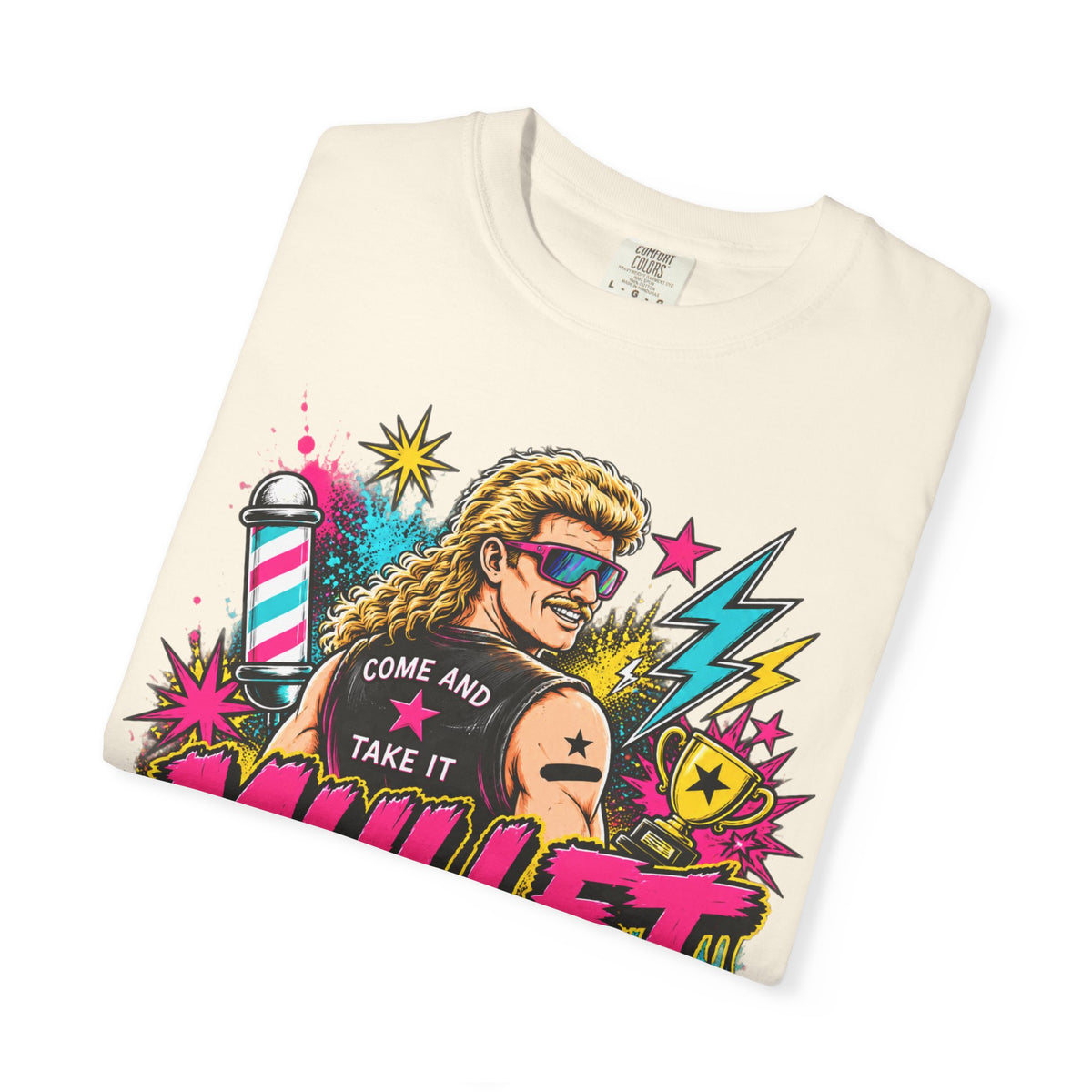 Mullet Championship T-Shirt — "Business in the Front, Party in the Back" Retro Graphic Tee