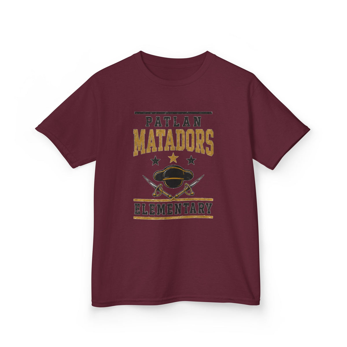 Patlan Matadors Elementary Kids T‑Shirt — School Spirit Tee