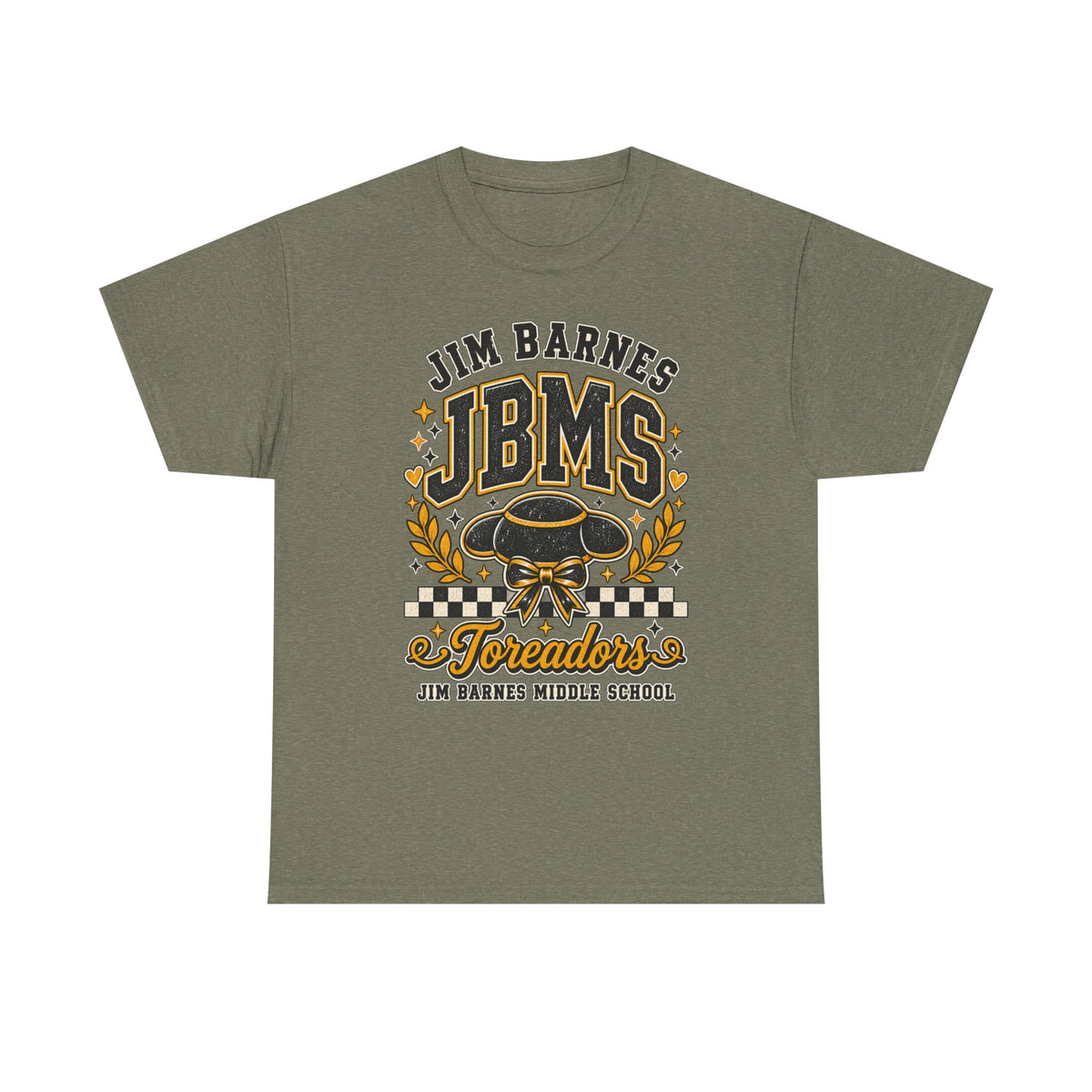 Jim Barnes JBMS Toreadors Middle School T-Shirt
