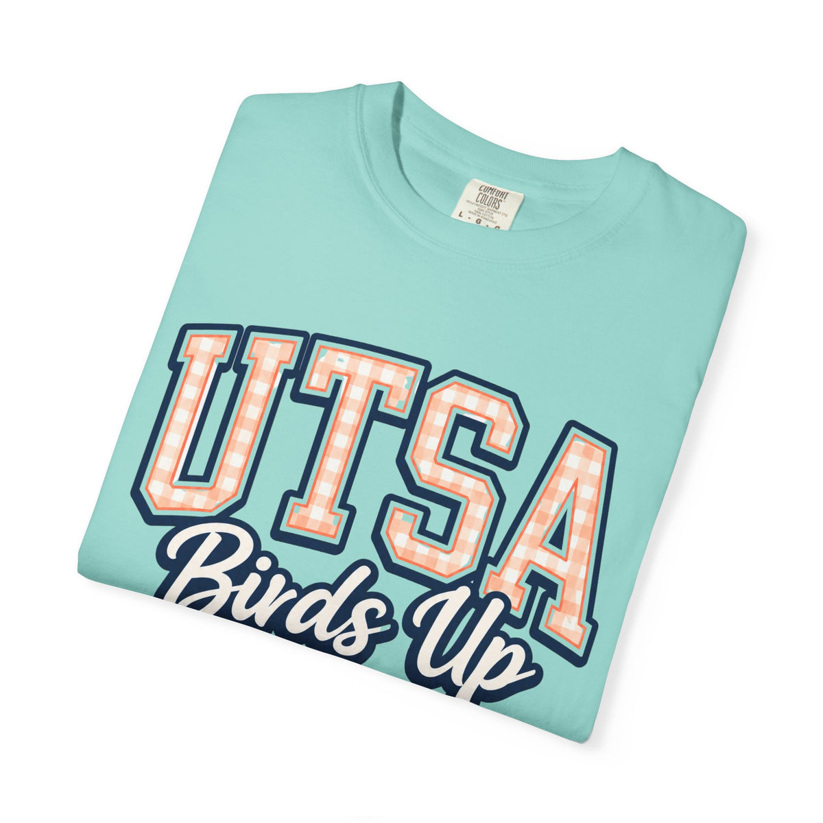 UTSA Birds Up T-Shirt — San Antonio Orange Garment-Dyed Tee