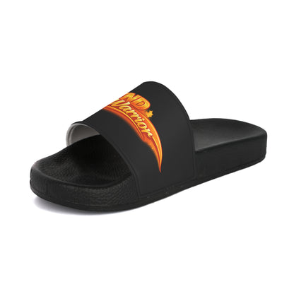 Black FND Warrior Women's Slide Sandals