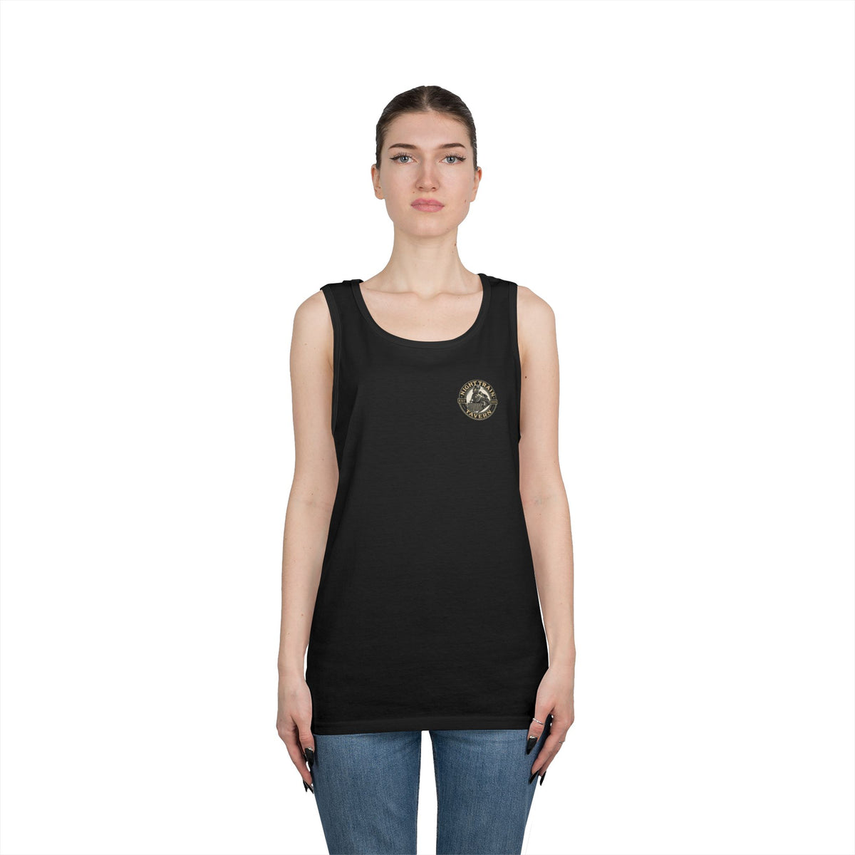 Night Train Tavern OG Staff Heavy Cotton Tank Top