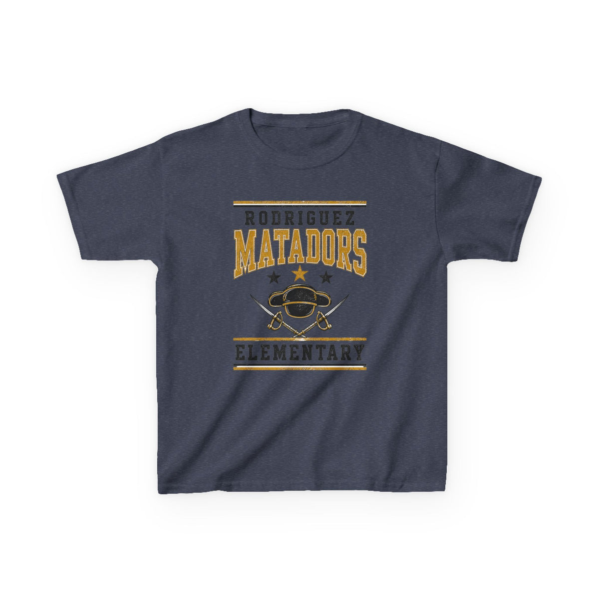 Rodriguez Matadors Elementary Kids T-Shirt — School Spirit Tee