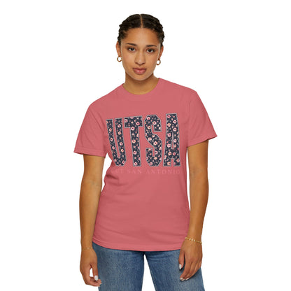 UTSA Floral Logo T‑Shirt — UT San Antonio Collegiate Tee