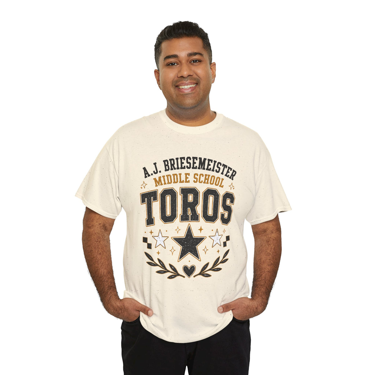 Toros Middle School Tee – A.J. Briesmeister School Spirit Shirt