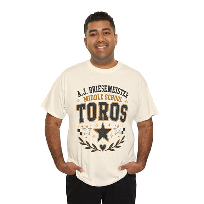 Toros Middle School Tee – A.J. Briesmeister School Spirit Shirt