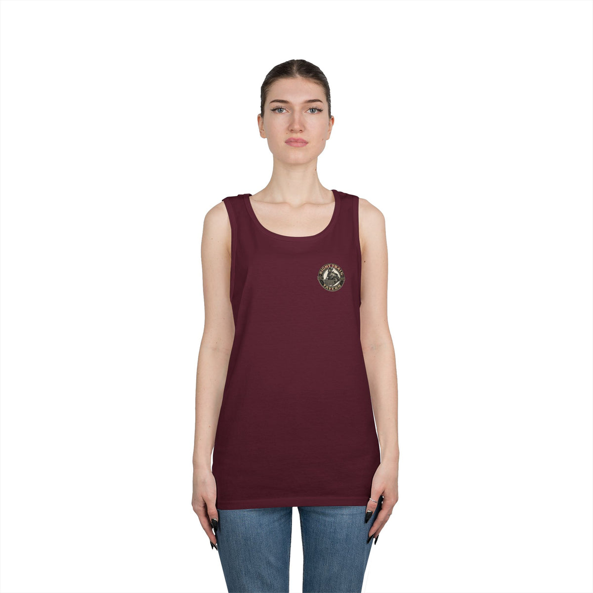 Night Train Tavern OG Staff Heavy Cotton Tank Top