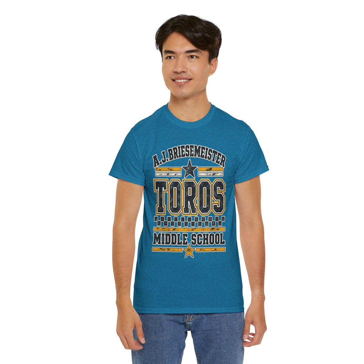 Toros Middle School Tee — A.J. Briesemeister School Spirit T-Shirt