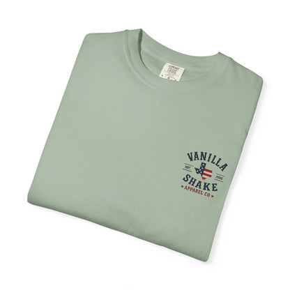 Mr. & Mrs. Shake 4th of July Unisex Garment-Dyed T-shirt