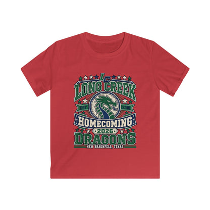 Homecoming Dragons Kids Tee — Long Creek 2026 School Spirit Shirt