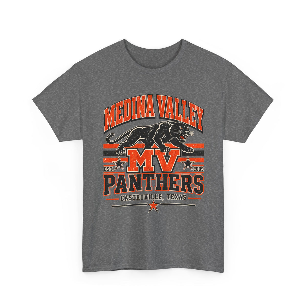Medina Valley Panthers MV Castrovile Texas T-Shirt