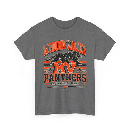 Medina Valley Panthers MV Castrovile Texas T-Shirt