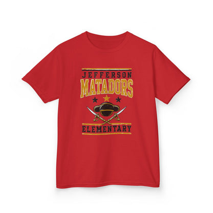 Jefferson Matadors Elementary Kids T-Shirt — School Spirit Tee