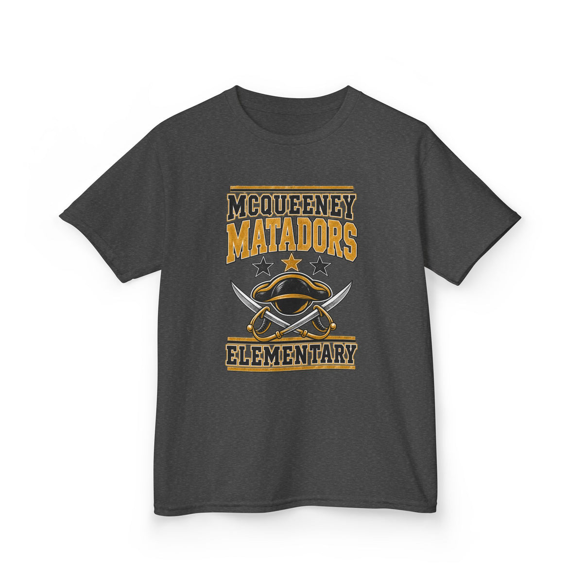 McQueeney Matadors Elementary Kids T-Shirt – School Spirit Tee