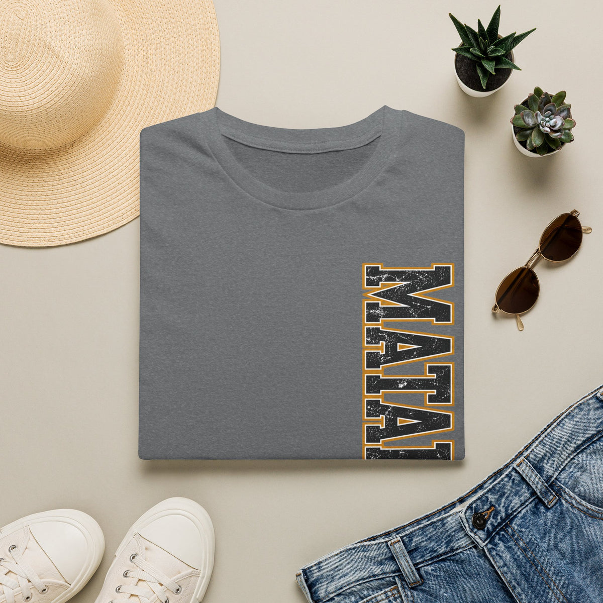 Matadors Vertical Graphic T-Shirt — Vintage Collegiate Sports Tee
