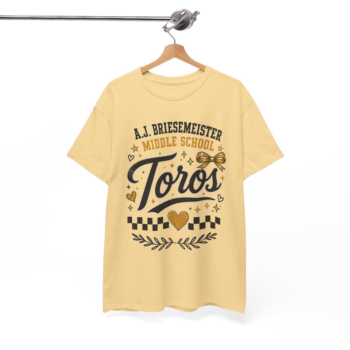 Toros Middle School Tee — L.J. Briesemaster School Spirit Shirt