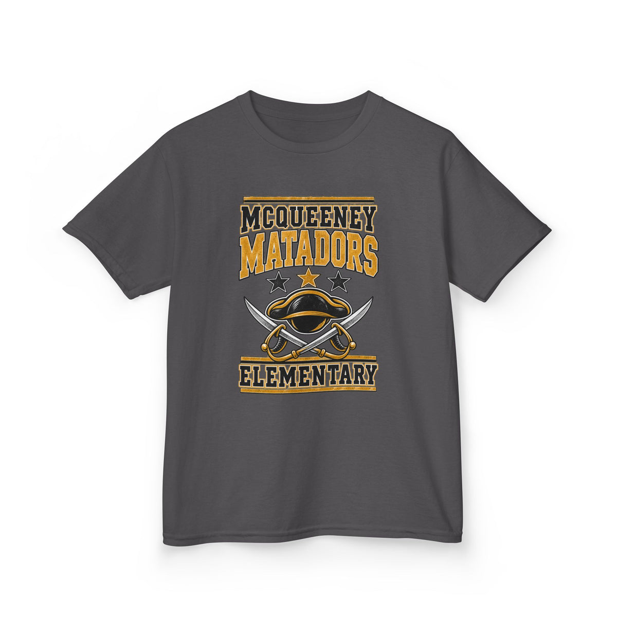 McQueeney Matadors Elementary Kids T-Shirt – School Spirit Tee