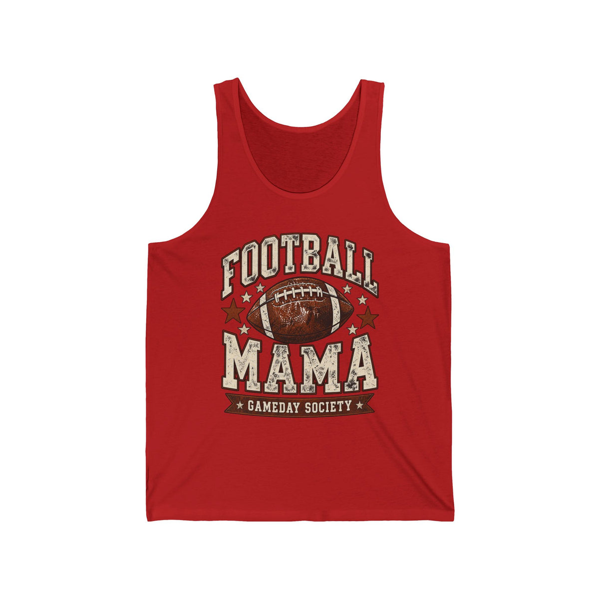 Football Mama Tank Top — Vintage Gameday Jersey Tank (Custom Name & Number)