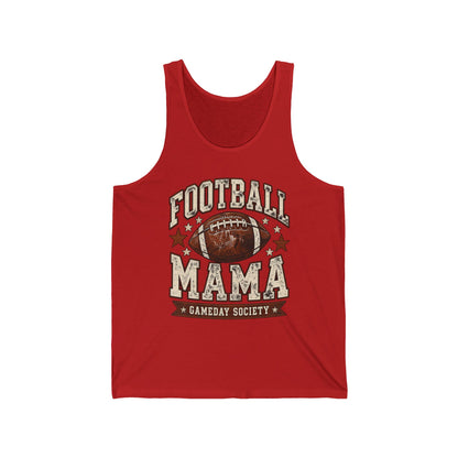 Football Mama Tank Top — Vintage Gameday Jersey Tank (Custom Name & Number)
