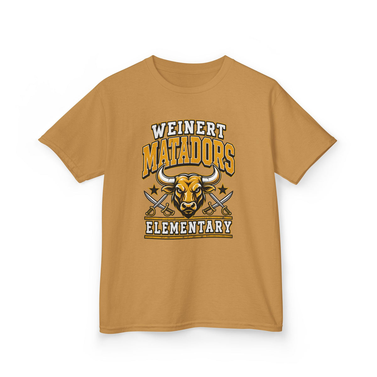Weinert Matadors Elementary Kids T-Shirt — School Mascot Tee