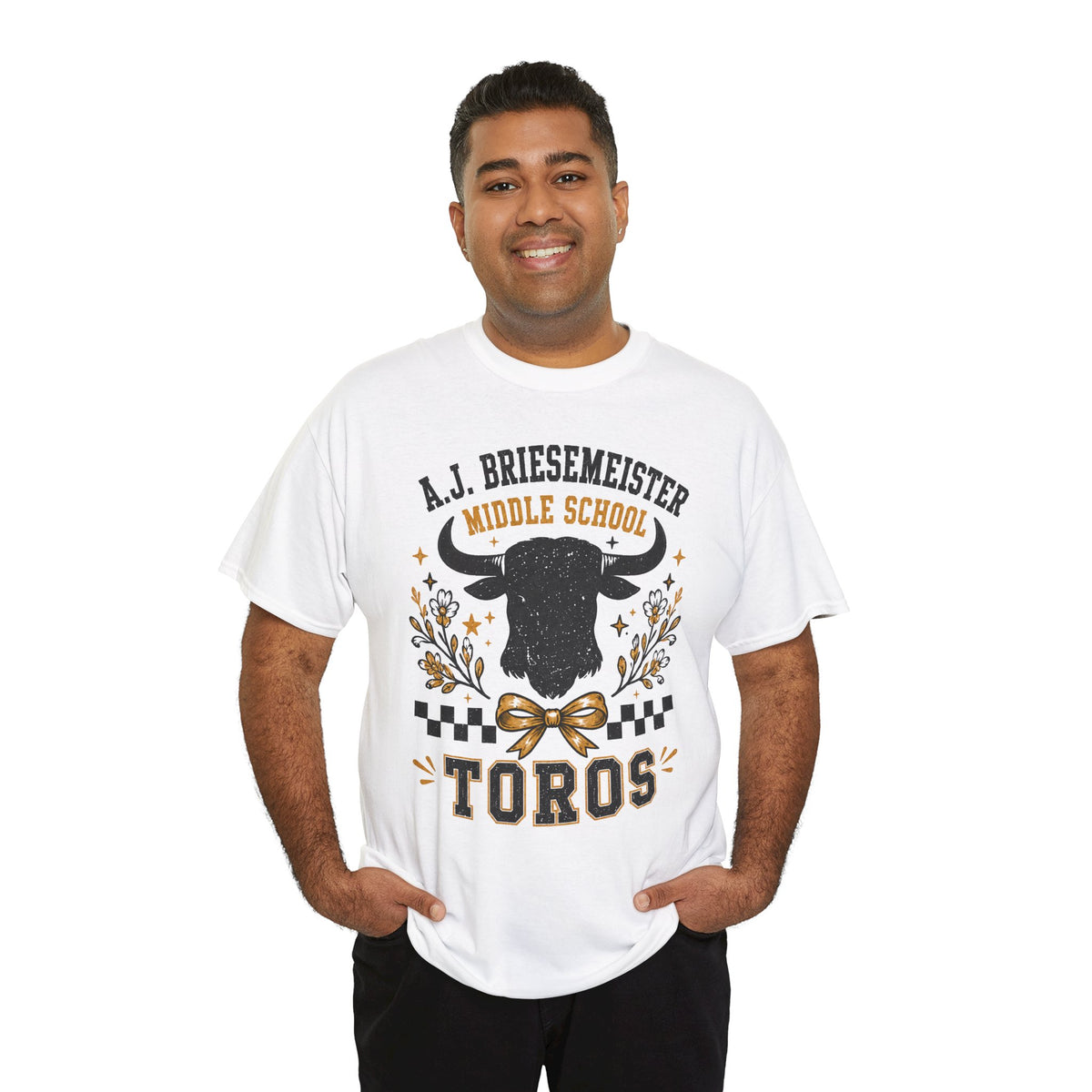 Toros Middle School Tee — A.J. Briesemeister School Spirit T-Shirt