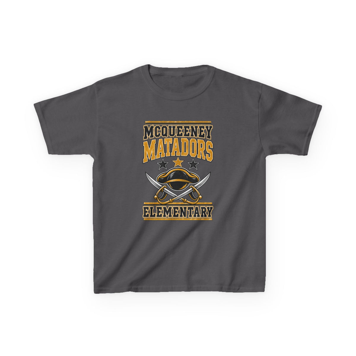 McQueeney Matadors Elementary Kids T-Shirt – School Spirit Tee