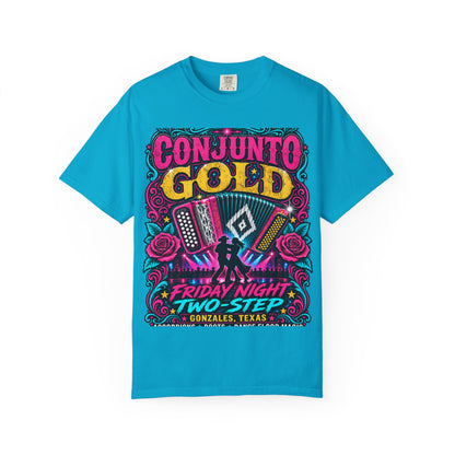 Conjunto Gold Friday Night Two-Step Graphic T-Shirt