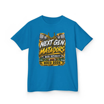 Kids Tee — "Next Gen Matadors" HOCO 2026 Big Spirit School Spirit Shirt