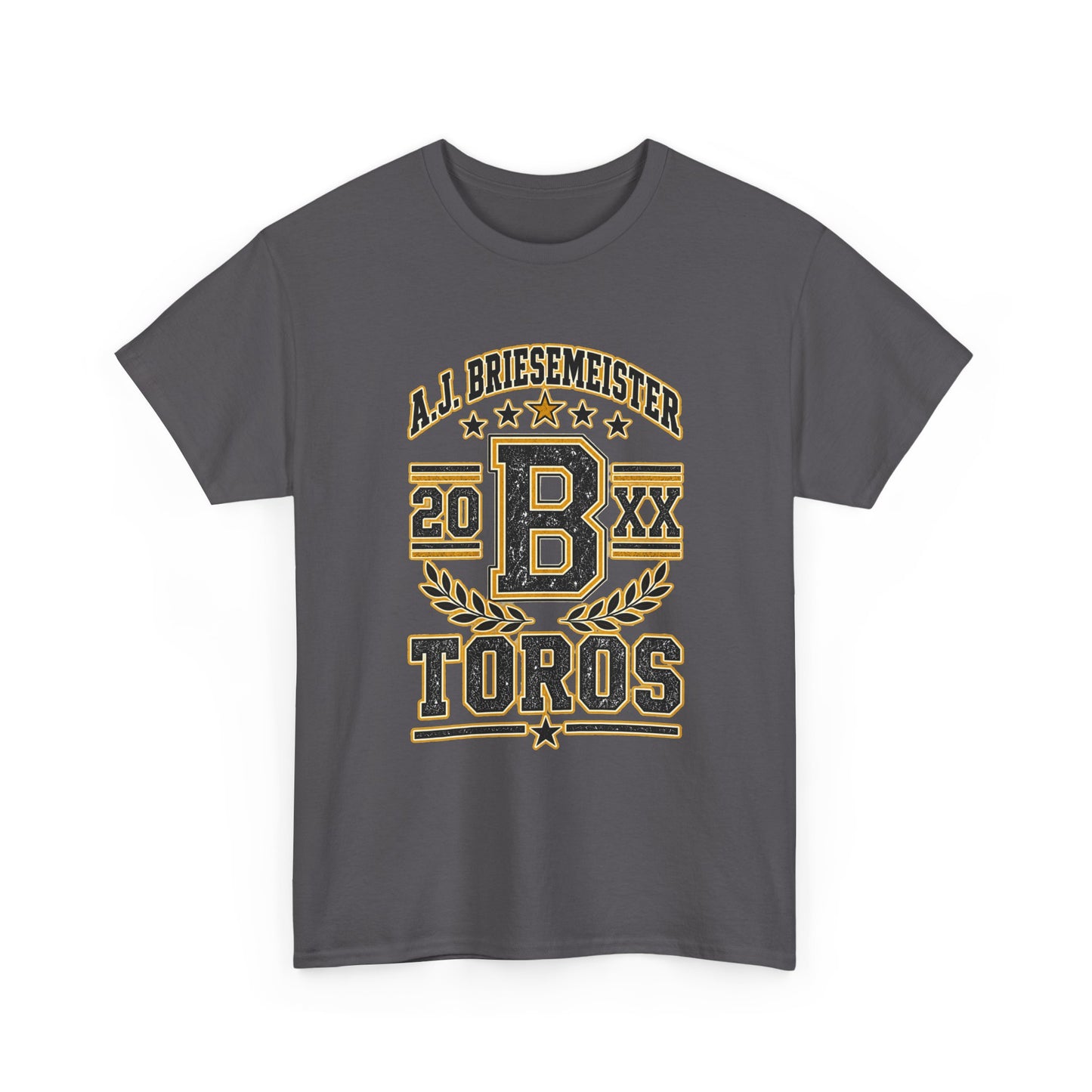 Toros Sports Crest Tee — A.J. Briesemeister Vintage Athletic Shirt