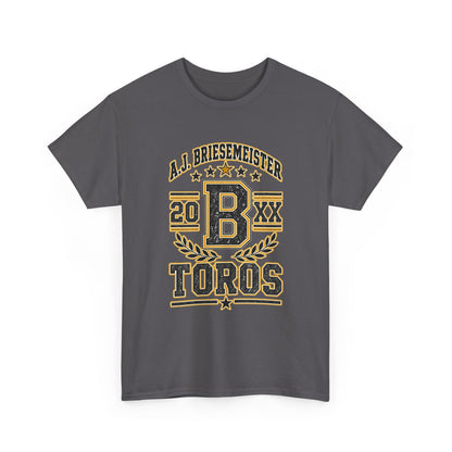 Toros Sports Crest Tee — A.J. Briesemeister Vintage Athletic Shirt