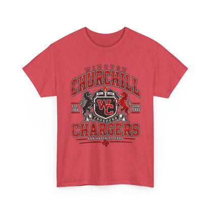Churchill Chargers School Spirit T-Shirt — WC Logo & Mascot Tee