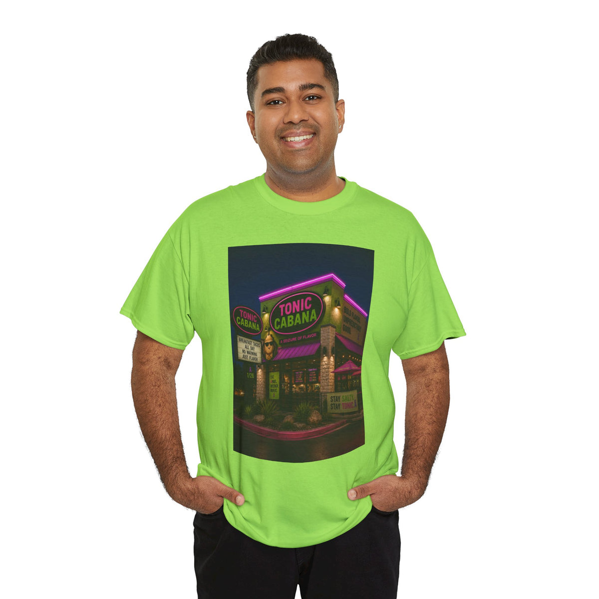 T-Shirt — Neon Tonic Cabana Nightclub Graphic Tee