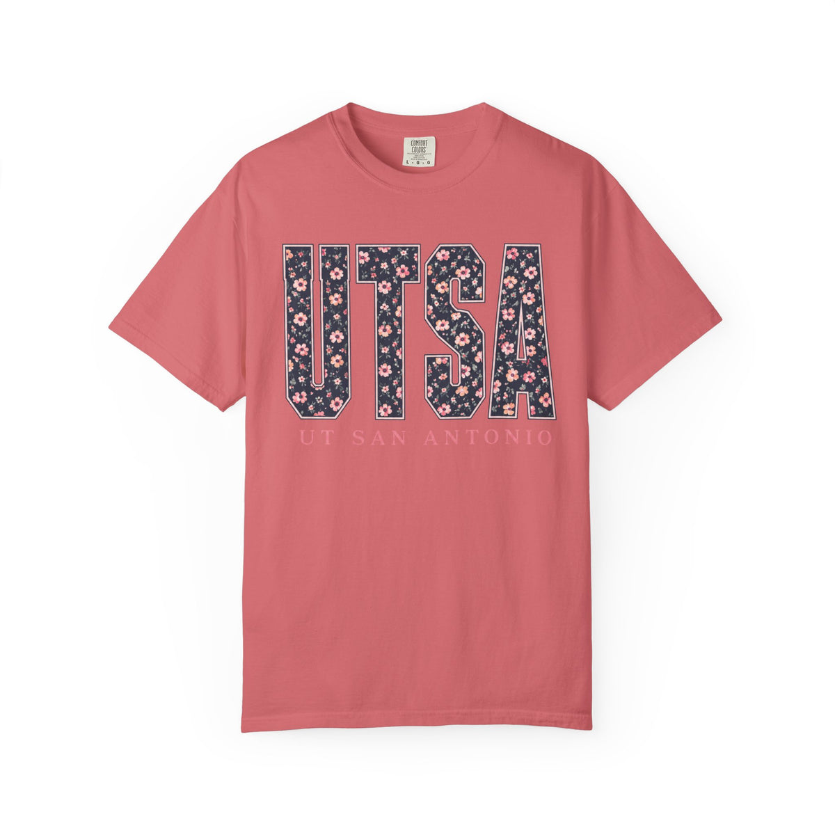 UTSA Floral Logo T‑Shirt — UT San Antonio Collegiate Tee