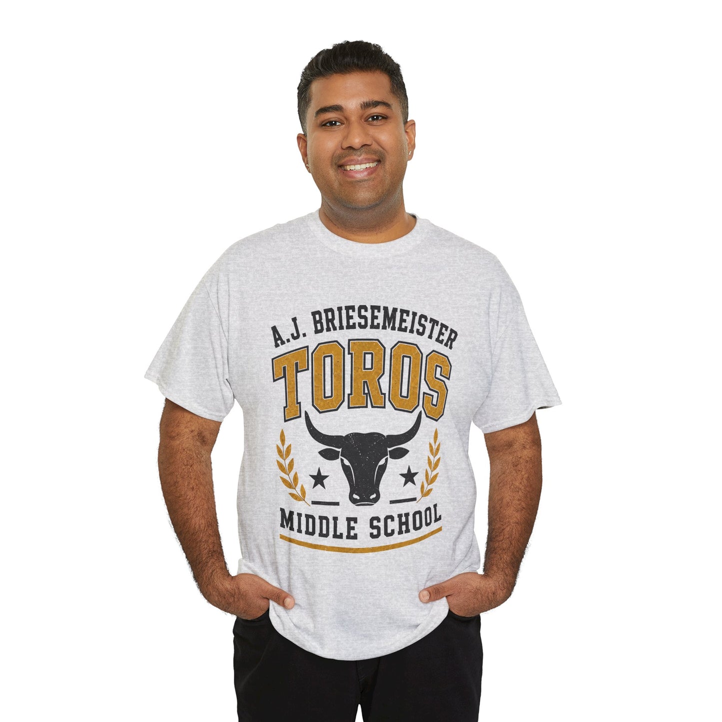 Toros Middle School Tee — A.J. Briesemeister School Spirit T-Shirt
