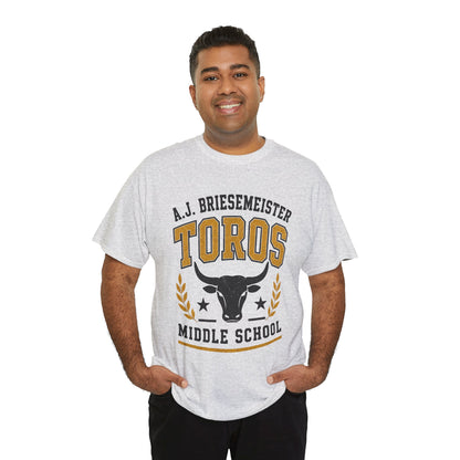 Toros Middle School Tee — A.J. Briesemeister School Spirit T-Shirt