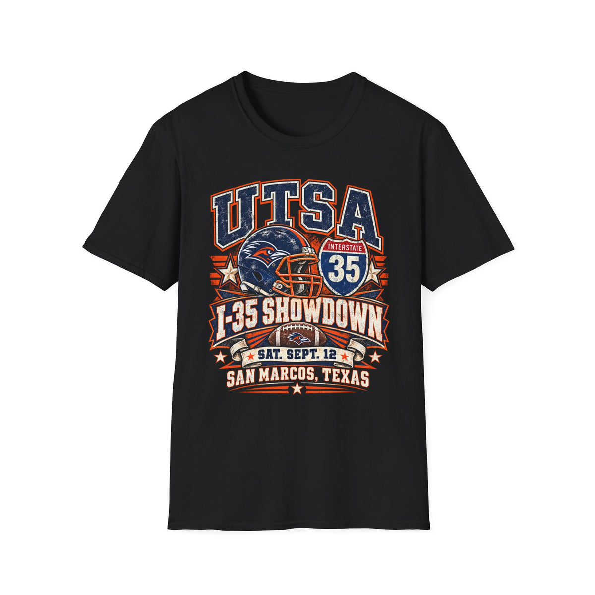 UTSA Football I-35 Showdown Tee — San Marcos Game Day Shirt
