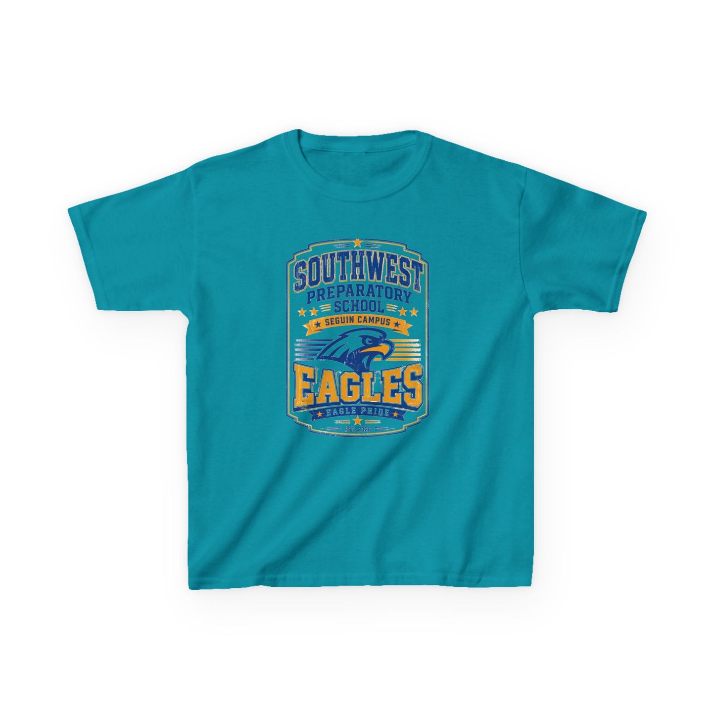 Kids T-Shirt — Southwest Preparatory School Eagles Mascot Tee