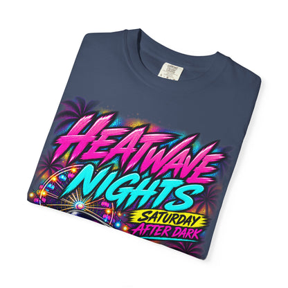 Heatwave Nights T-Shirt — Gonzales, Texas Retro Neon Party Tee