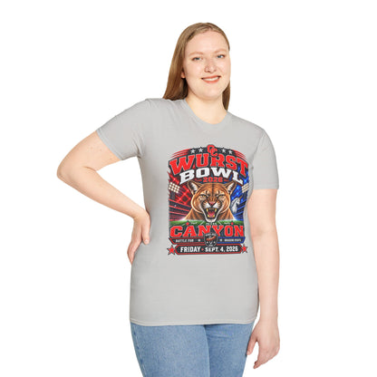 Wurst Bowl 2026 T-Shirt — Canyon Football Game Day Tee