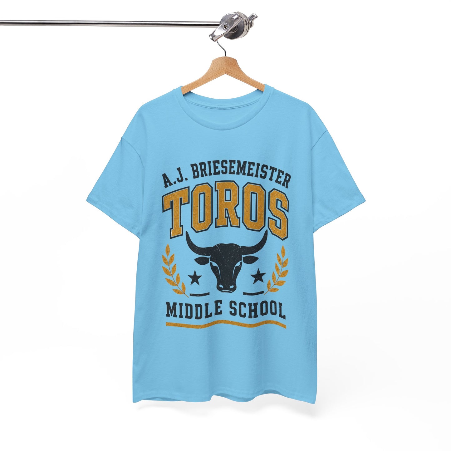Toros Middle School Tee — A.J. Briesemeister School Spirit T-Shirt