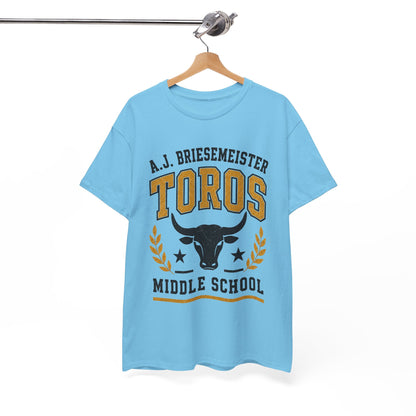 Toros Middle School Tee — A.J. Briesemeister School Spirit T-Shirt