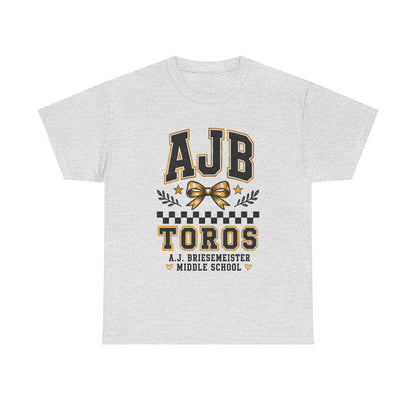 AJB Toros Middle School T-Shirt — AJ Bresemeister School Spirit Tee