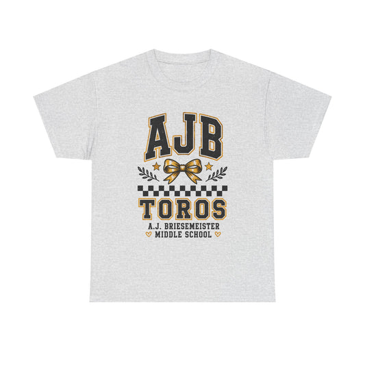 AJB Toros Middle School T-Shirt — AJ Bresemeister School Spirit Tee