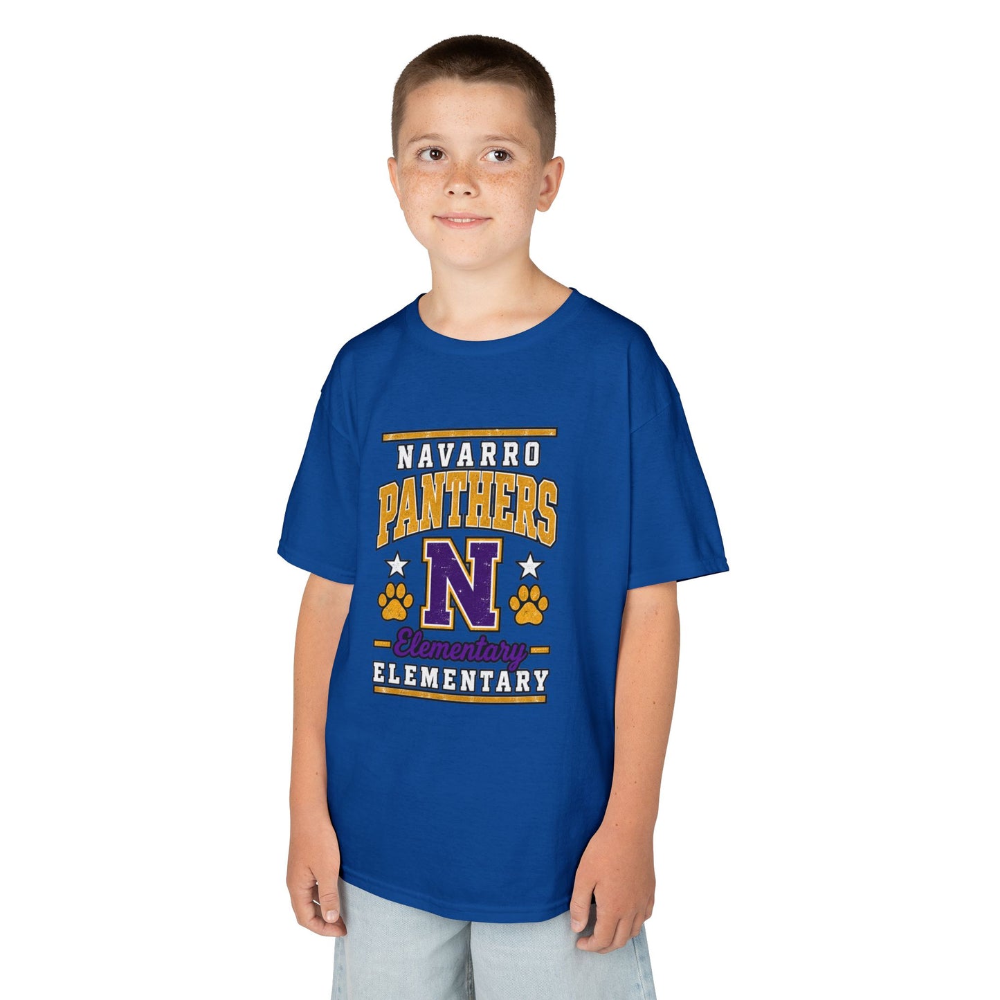 Navarro Panthers Kids T-Shirt — 'N' Elementary School Spirit Tee