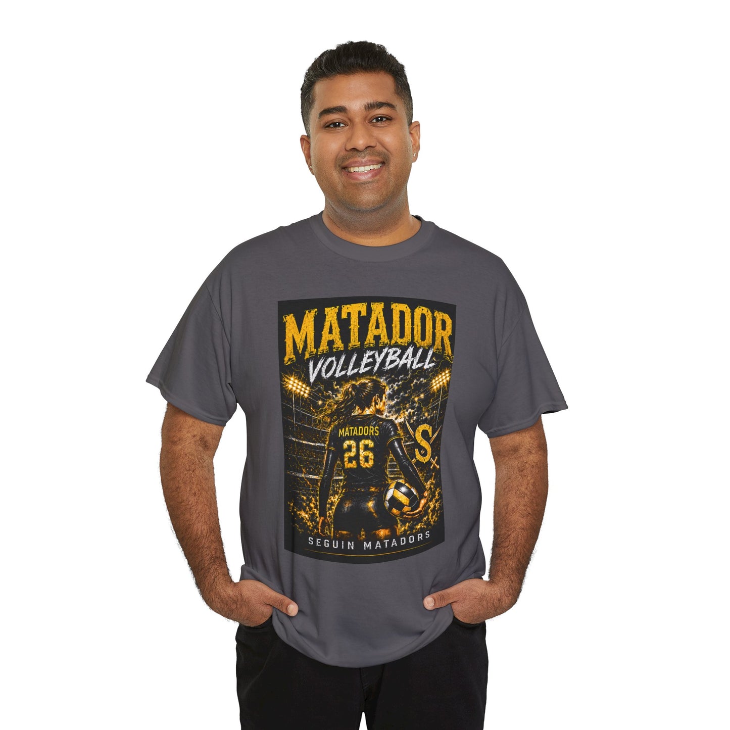 Matador Volleyball Team Tee — Sequoia Matadors Jersey Design