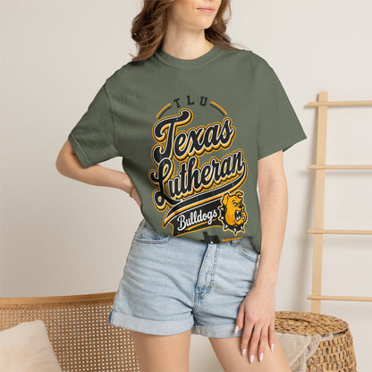 Texas Lutheran Bulldogs Vintage Script T-Shirt